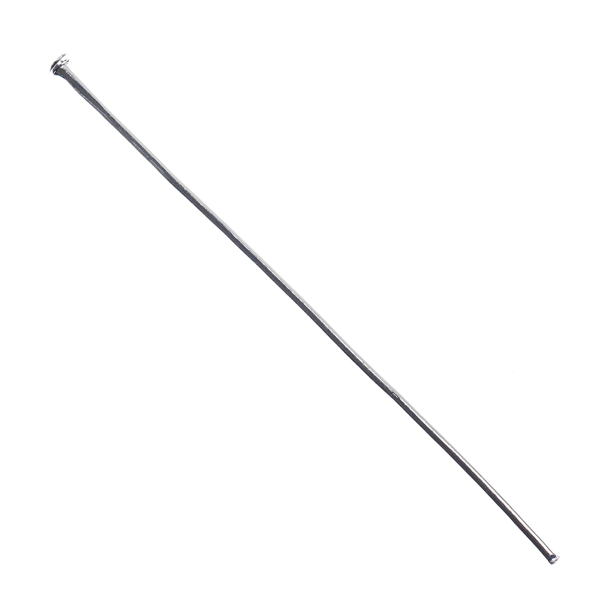 John Bead 2" Silver Head Pins, 72ct.